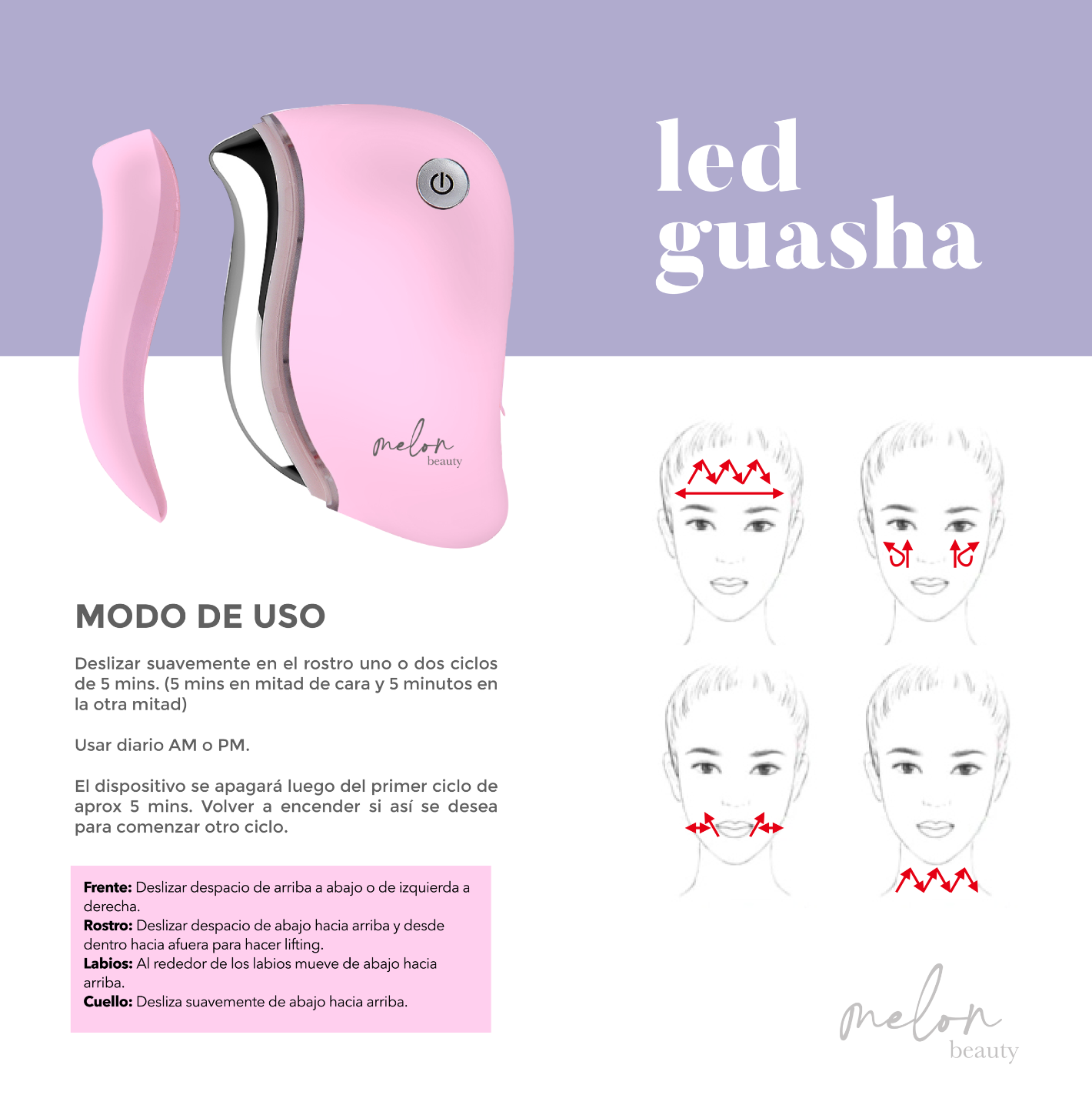 LED Guasha Antiedad sin SERUM