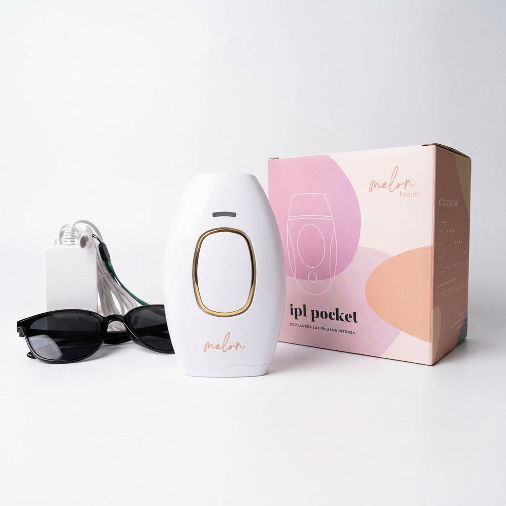 IPL Pocket Blanca - Depilación Permanente Luz Pulsada Intensa